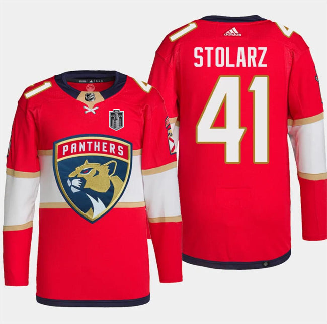 Anthony Stolarz Florida Panthers red jersey