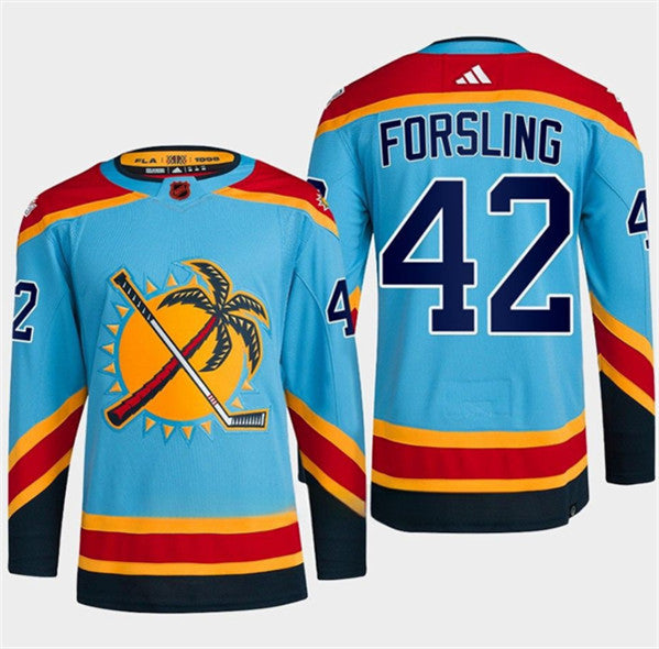 Gustav Forsling Florida Panthers blue Reverse Retro jersey