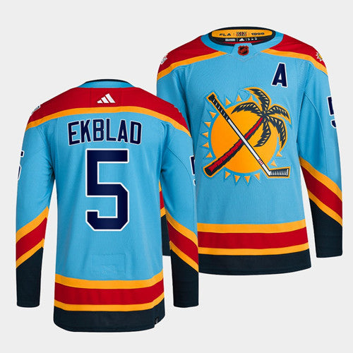 Aaron Ekblad Florida Panthers blue Reverse Retro jersey