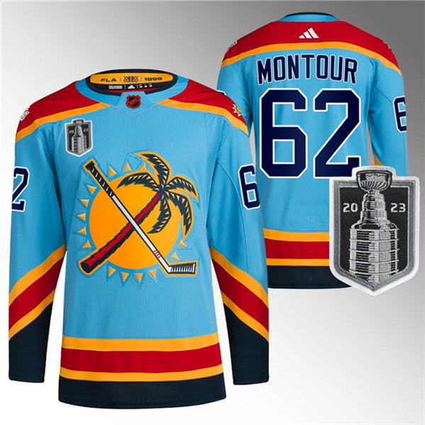 Brandon Montour Florida Panthers blue Reverse Retro jersey