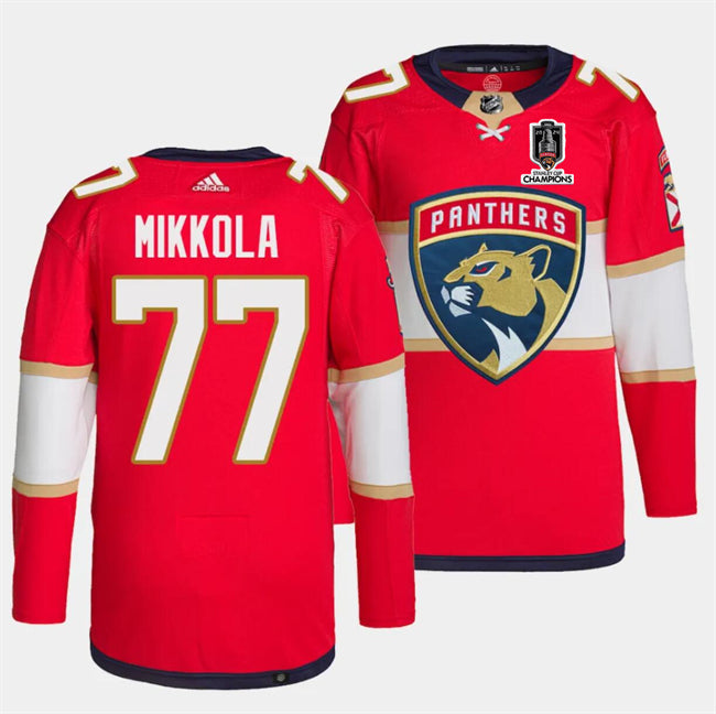 Niko Mikkola Florida Panthers red Home jersey