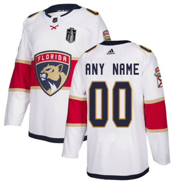Custom Florida Panthers white jersey