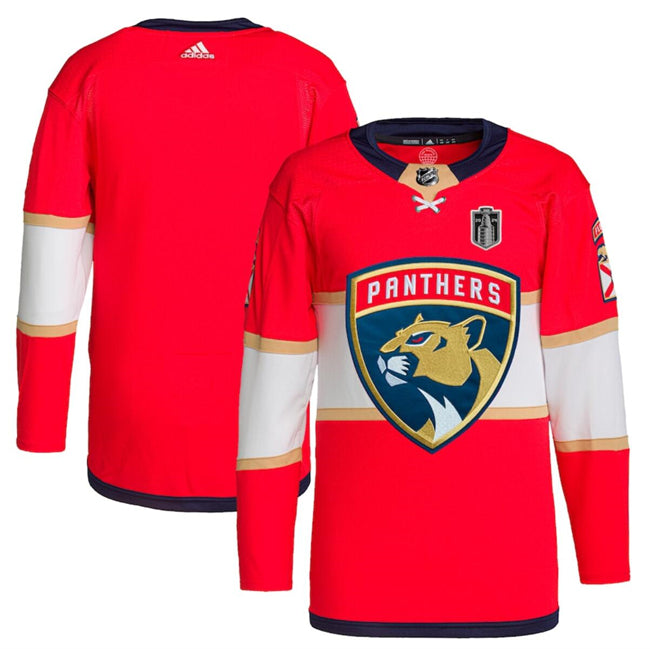 Custom Florida Panthers red jersey