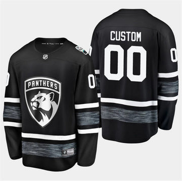 Custom Florida Panthers black All-Star jersey
