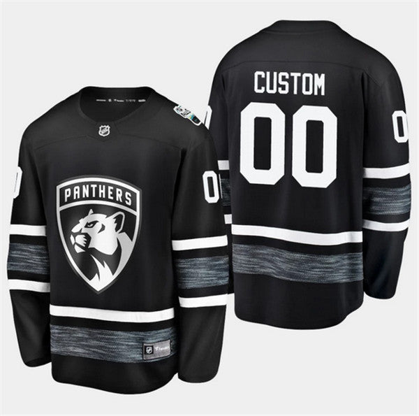 Custom Florida Panthers black All-Star jersey