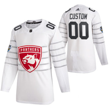 Custom Florida Panthers white jersey
