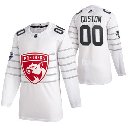 Custom Florida Panthers white jersey