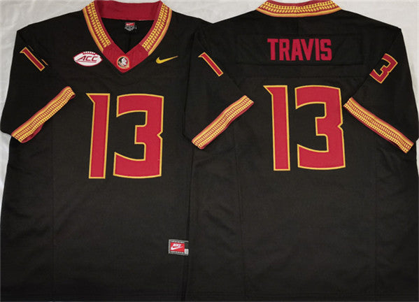 Jordan Travis Florida State Seminoles black FUSE jersey