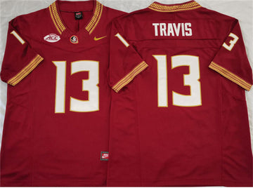 Jordan Travis Florida State Seminoles red FUSE jersey