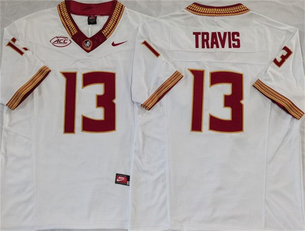 Jordan Travis Florida State Seminoles white FUSE jersey
