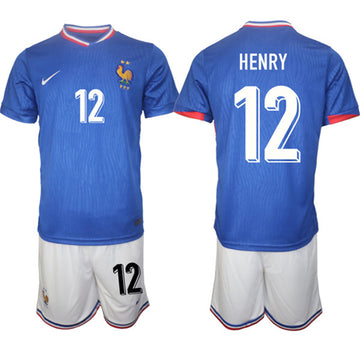 Henry France National Team blue Home jersey