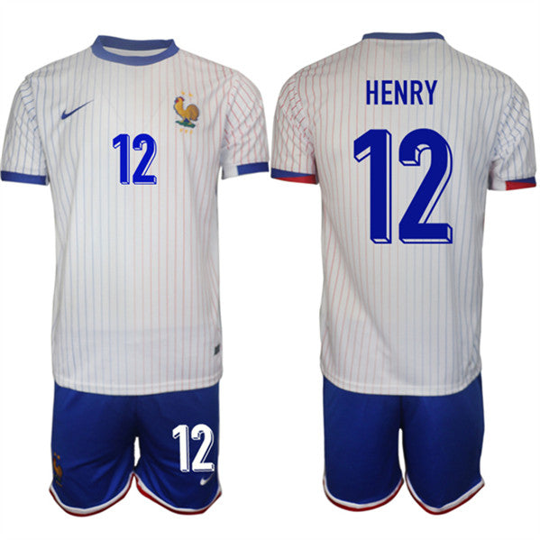 Henry France National Team white Away jersey