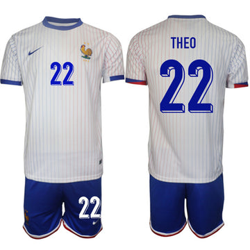 Theo France National Team white Away jersey