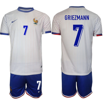 Antoine Griezmann France National Team white Away jersey