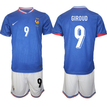 Olivier Giroud France National Team blue Home jersey