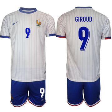 Olivier Giroud France National Team white Away jersey