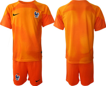 Goalkeeper France National Team orange Home jersey