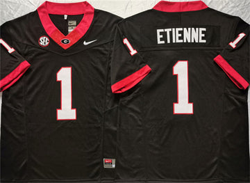 Trevor Etienne Georgia Bulldogs black FUSE jersey