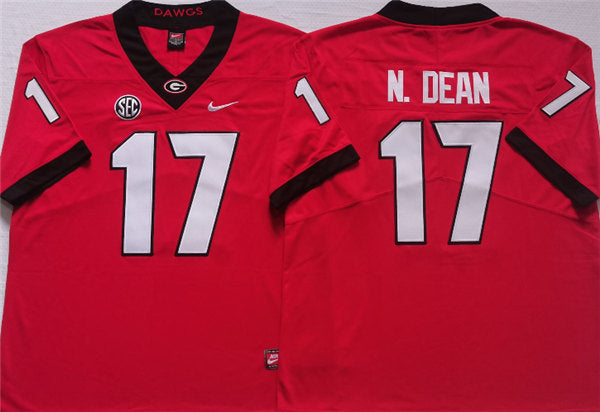 NDEAN Georgia Bulldogs red jersey