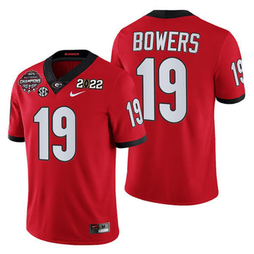 Brock Bowers Georgia Bulldogs red jersey