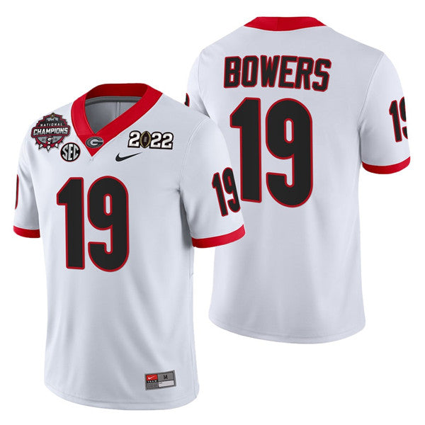 Brock Bowers Georgia Bulldogs white jersey
