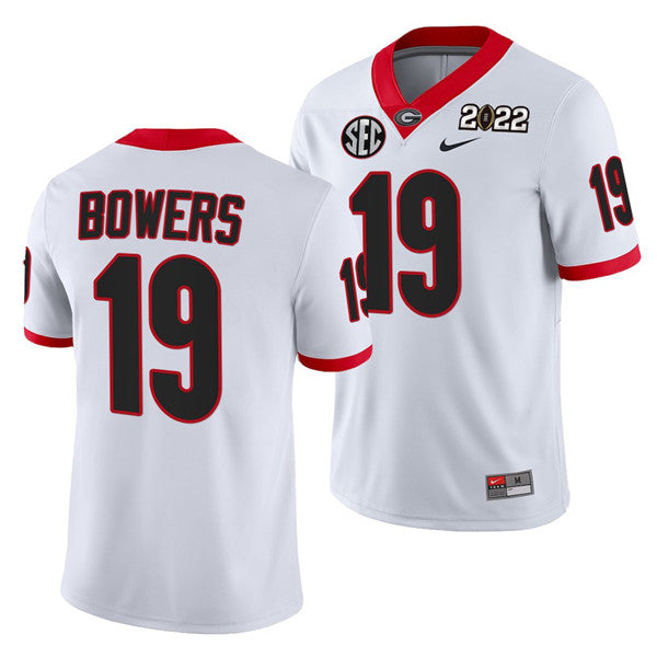 Brock Bowers Georgia Bulldogs white jersey