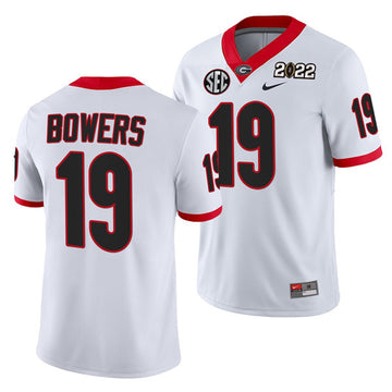 Brock Bowers Georgia Bulldogs white jersey
