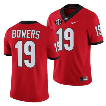 Brock Bowers Georgia Bulldogs red jersey
