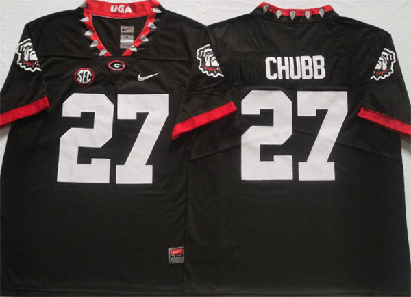 CHUBB Georgia Bulldogs black jersey