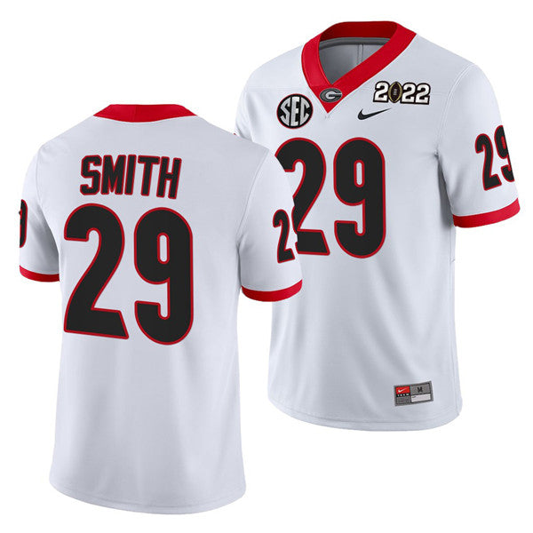 Christopher Smith Georgia Bulldogs white jersey
