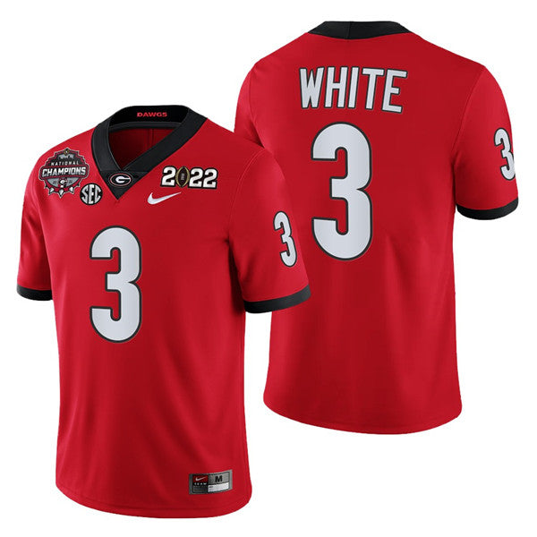 Zamir White Georgia Bulldogs red jersey