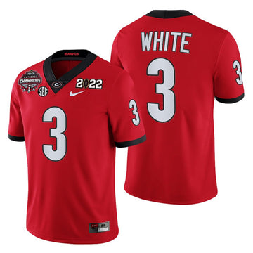 Zamir White Georgia Bulldogs red jersey