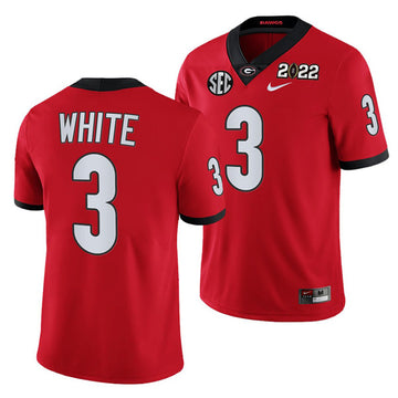 Zamir White Georgia Bulldogs red jersey