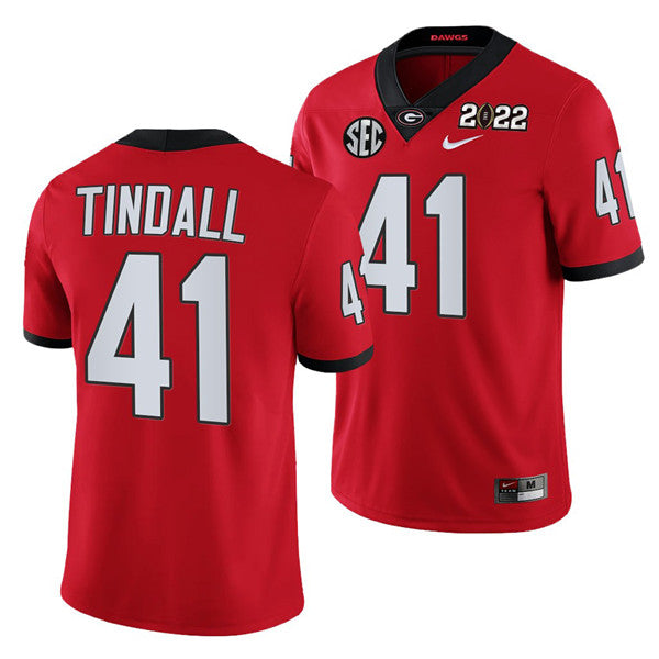 Channing Tindall Georgia Bulldogs red jersey