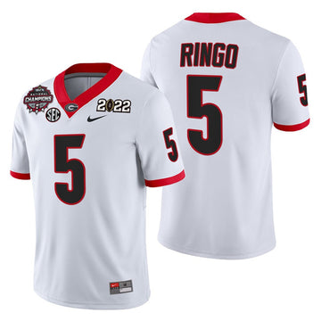 Kelee Ringo Georgia Bulldogs white jersey