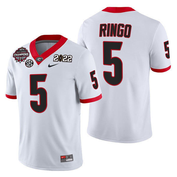 Kelee Ringo Georgia Bulldogs white jersey