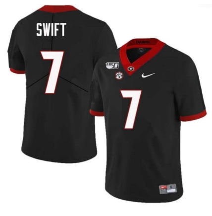 DAndre Swift Georgia Bulldogs black jersey