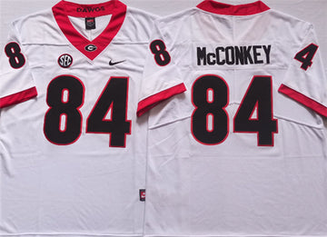 McCONKEY Georgia Bulldogs white jersey