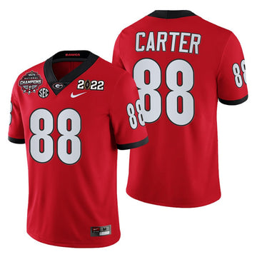 Jalen Carter Georgia Bulldogs red jersey