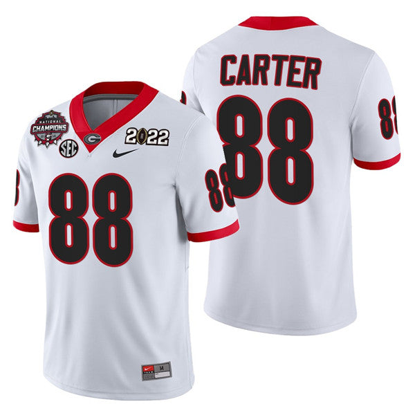Jalen Carter Georgia Bulldogs white jersey