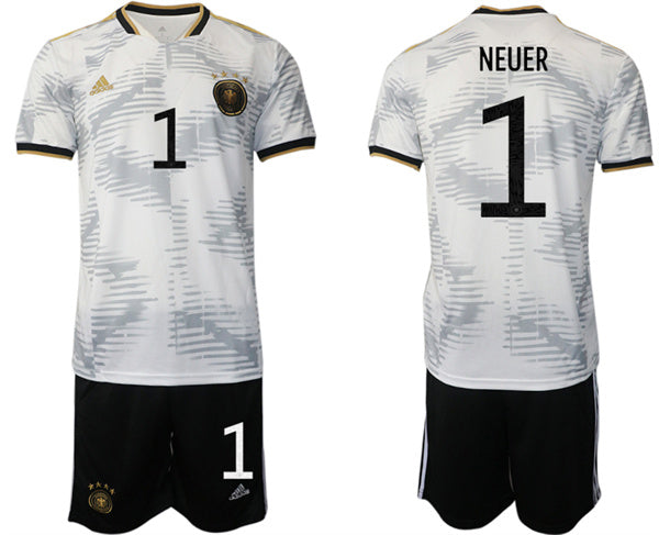 Neuer Germany National Team white Home jersey