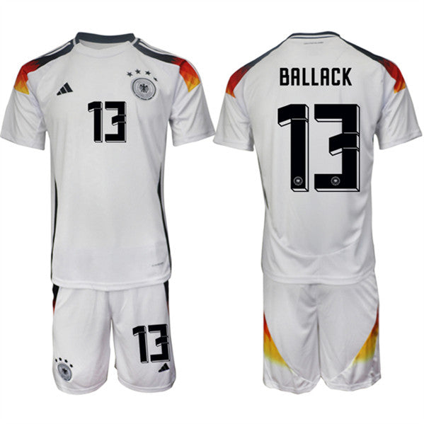 Michael Ballack Germany National Team white Home jersey