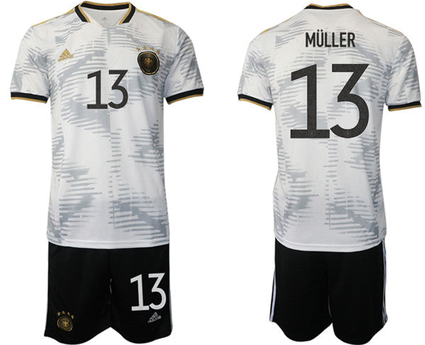 Muller Germany National Team white Home jersey