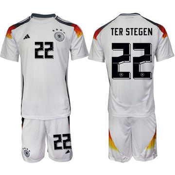 Ter Stegen Germany National Team white Home jersey