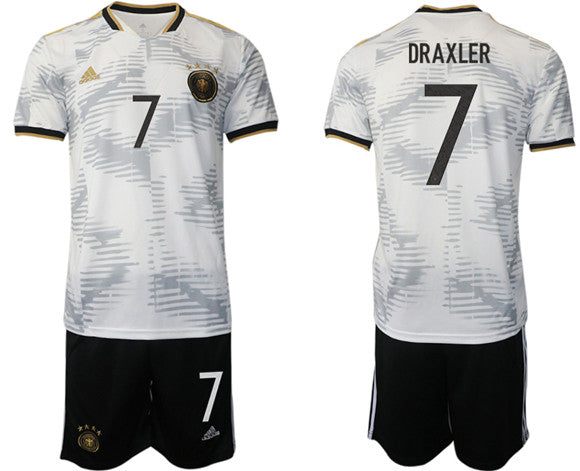 Draxler Germany National Team white Home jersey
