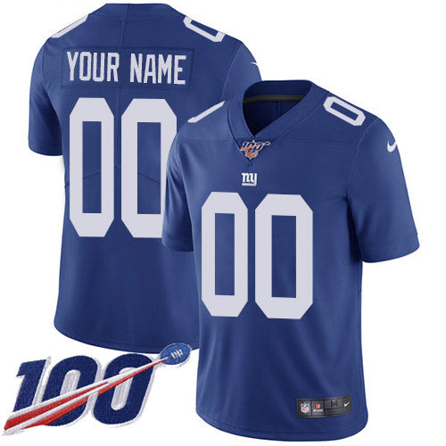New York Giants blue jersey