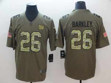 Saquon Barkley New York Giants camo Salute To Service jersey