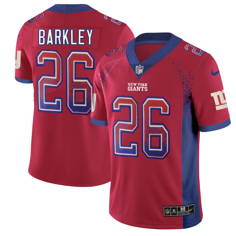Saquon Barkley New York Giants red Color Rush jersey