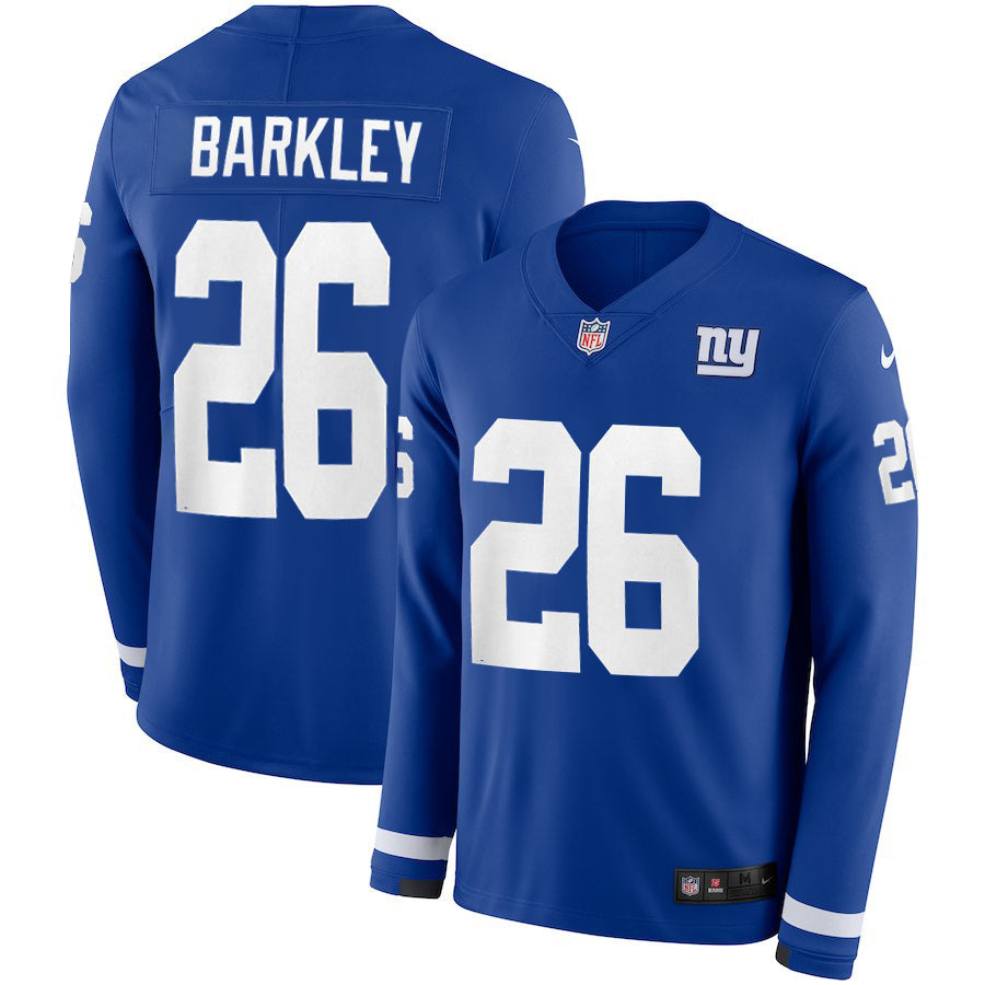 Saquon Barkley New York Giants royal jersey