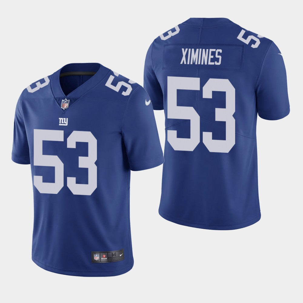 Oshane Ximines New York Giants blue jersey